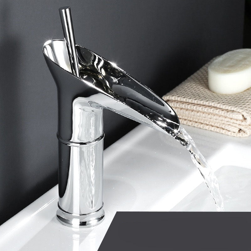 Single Handle Basin Tap - Faucet - Silver - Oaksoho