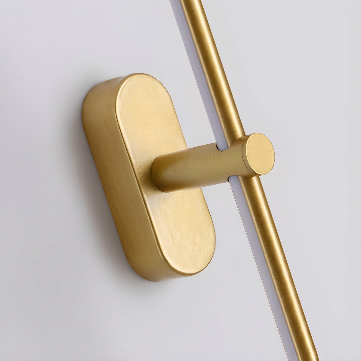 Slim Linear LED Wall Light for Bathroom Mirrors - Wall Light Fixtures - Gold - Oaksoho