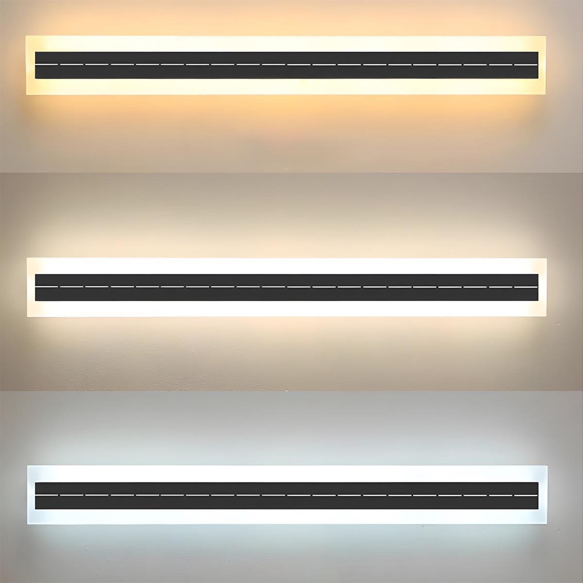 Slim Solar LED Wall Light - Wall Light - Warm white - Oaksoho