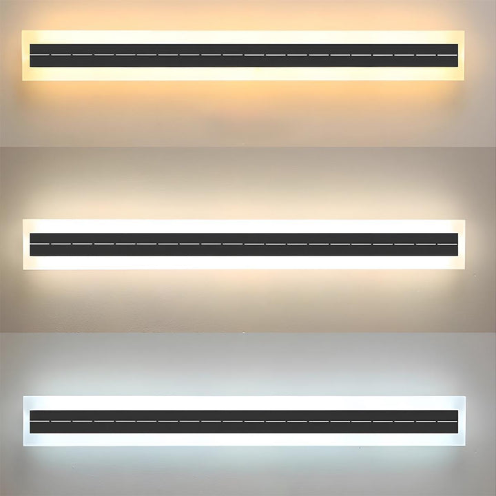 Slim Solar LED Wall Light - Wall Light - Warm white - Oaksoho