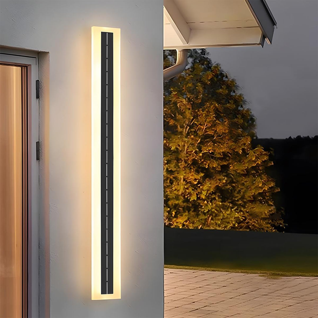 Slim Solar LED Wall Light - Wall Light - Warm white - Oaksoho