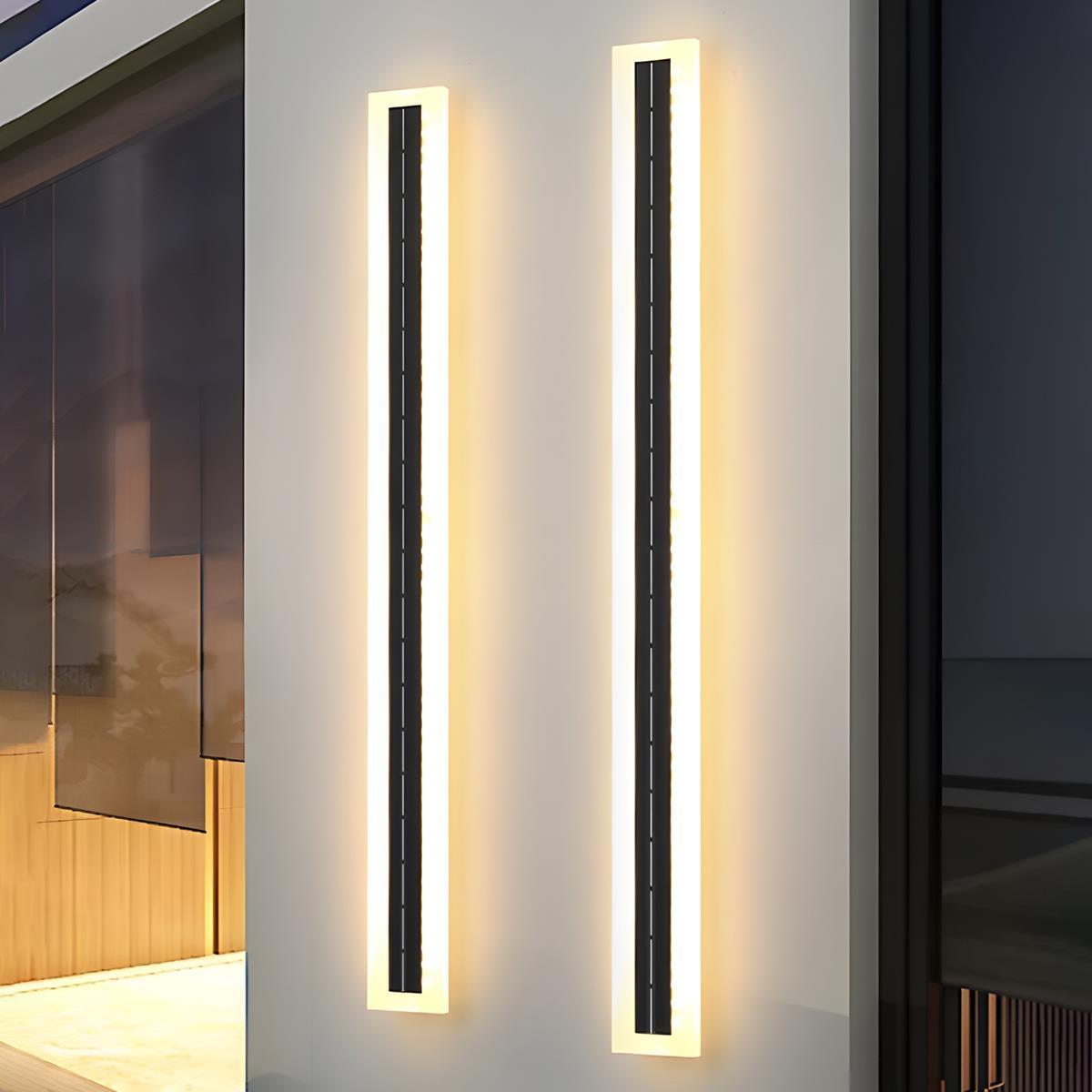 Slim Solar LED Wall Light - Wall Light - Warm white - Oaksoho