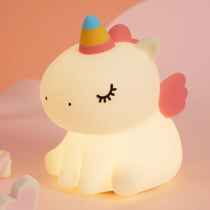 Soft LED Night Light Cute Animal Design - Night Light - Unicorn - Oaksoho
