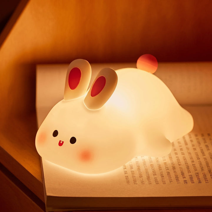 Soft LED Night Light Cute Animal Design - Night Light - Happy Bunny - Oaksoho