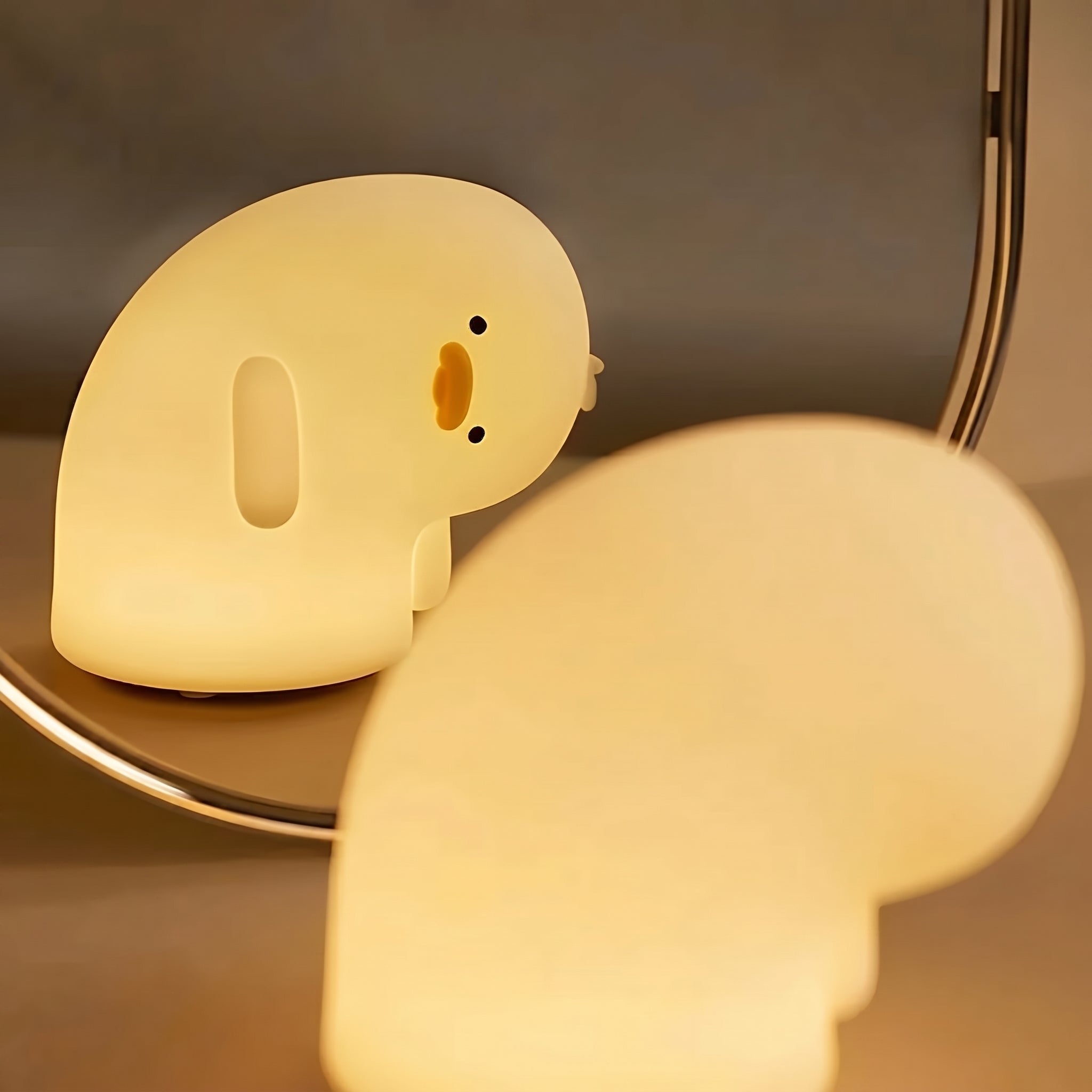 Soft LED Night Light Cute Animal Design - Night Light - Confused Duck - Oaksoho