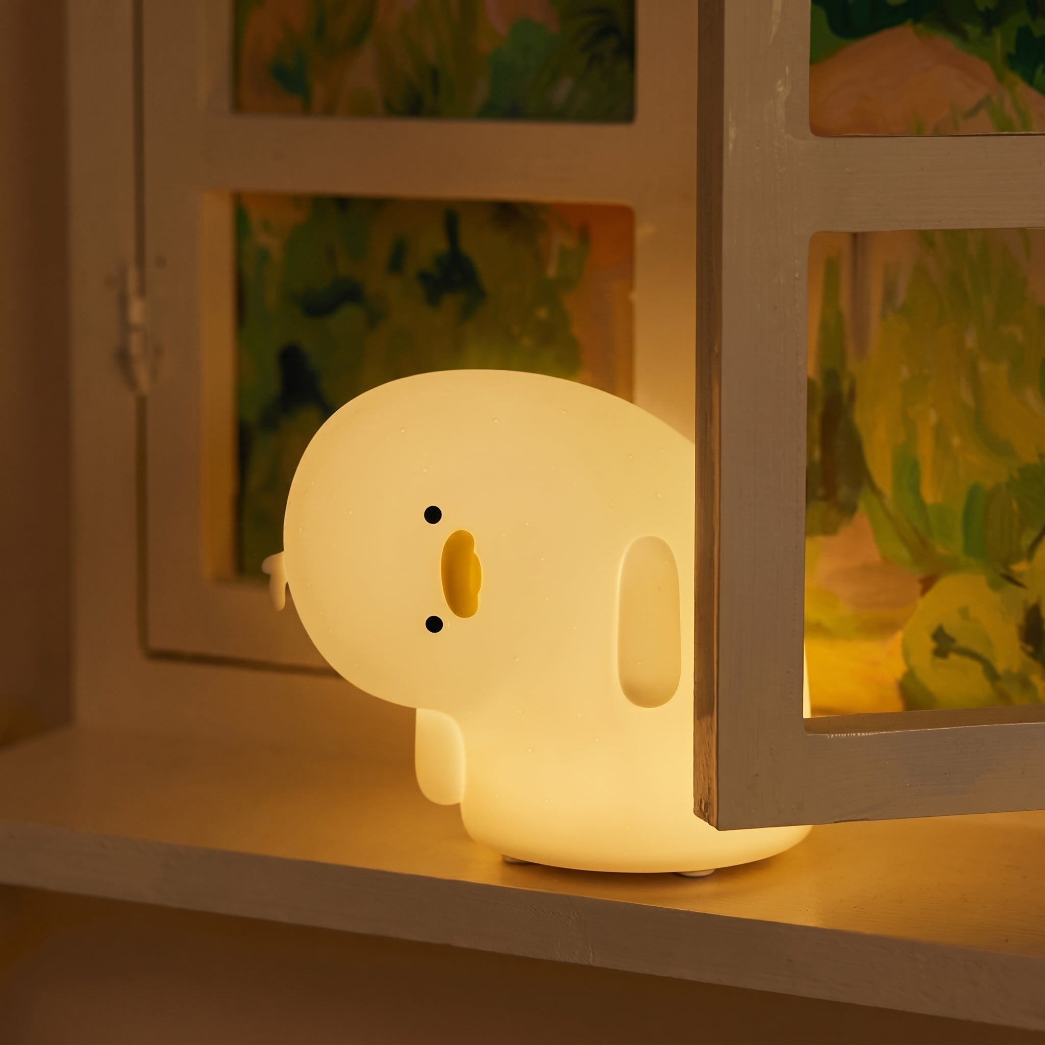 Soft LED Night Light Cute Animal Design - Night Light - Confused Duck - Oaksoho