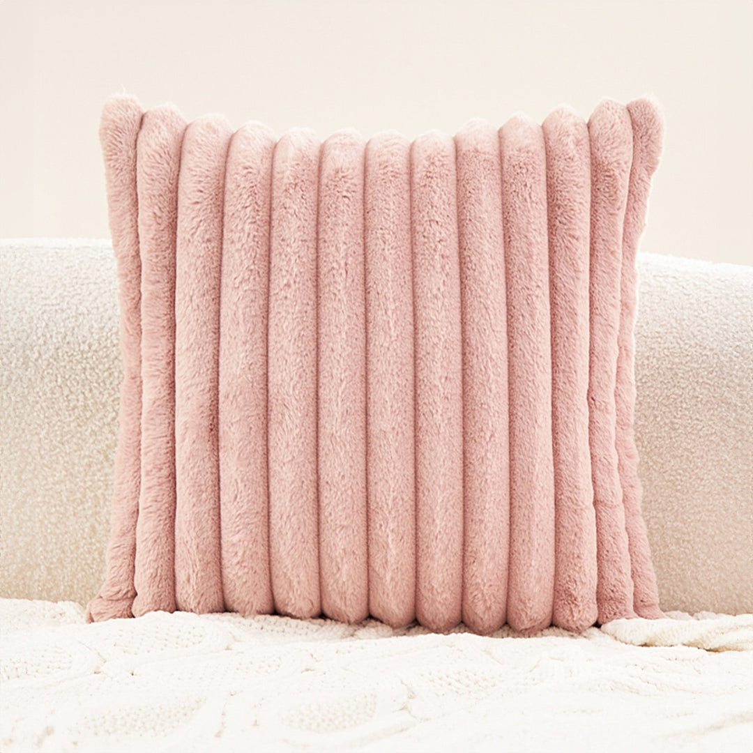 Soft Pillowcase with Hidden Zipper - Living Room - Soft Pink - Oaksoho