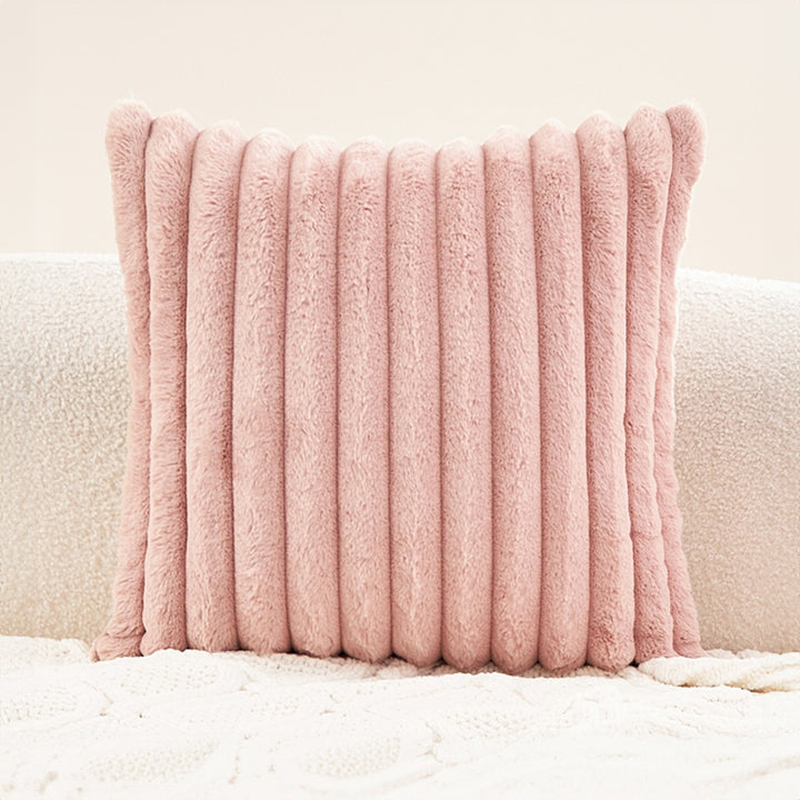 Soft Pillowcase with Hidden Zipper - Living Room - Soft Pink - Oaksoho