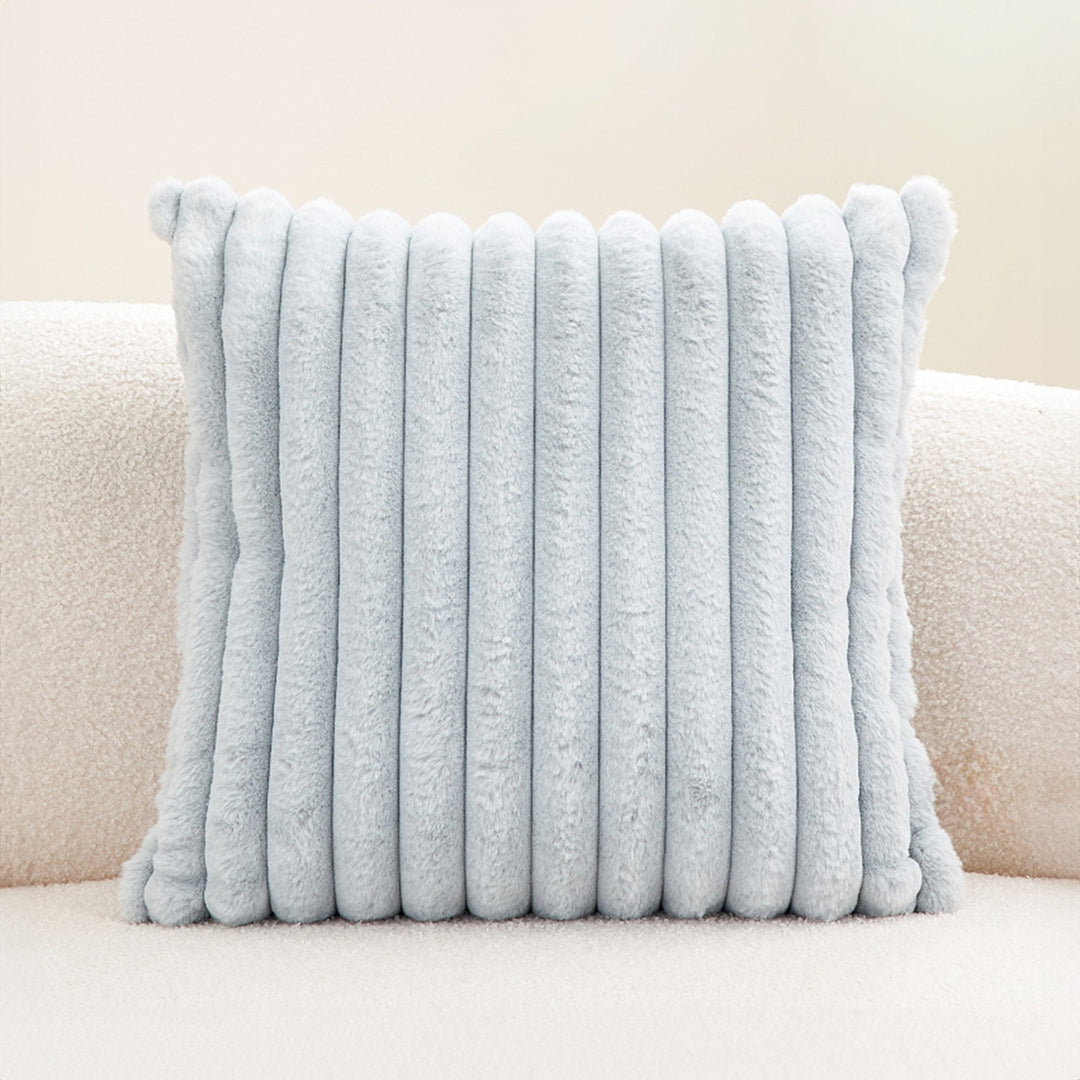 Soft Pillowcase with Hidden Zipper - Living Room - Pale Blue Grey - Oaksoho
