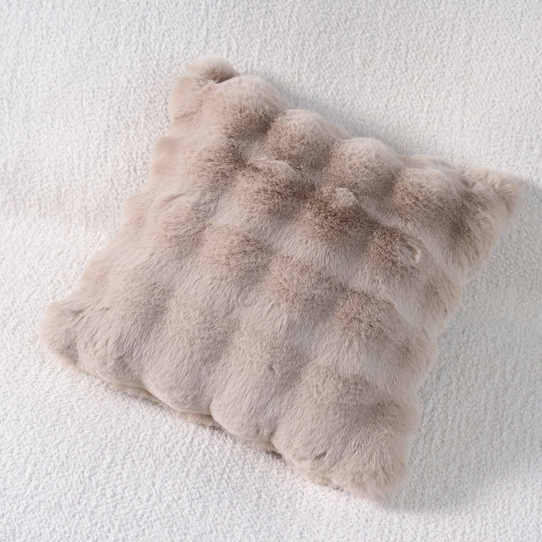 Soft Pillowcase with Hidden Zipper - Living Room - Taupe - Oaksoho