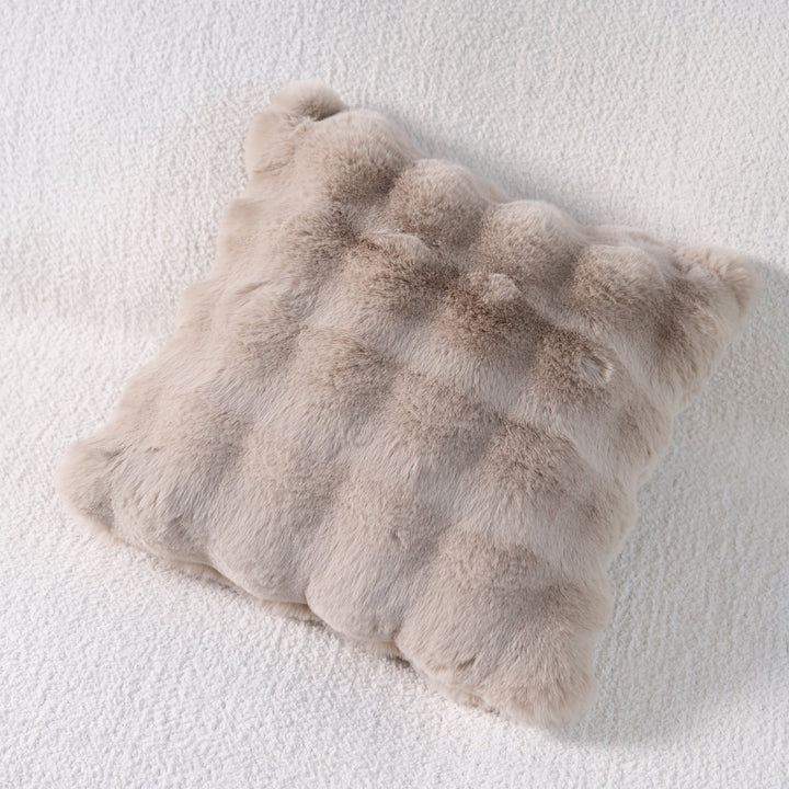 Soft Pillowcase with Hidden Zipper - Living Room - Taupe - Oaksoho