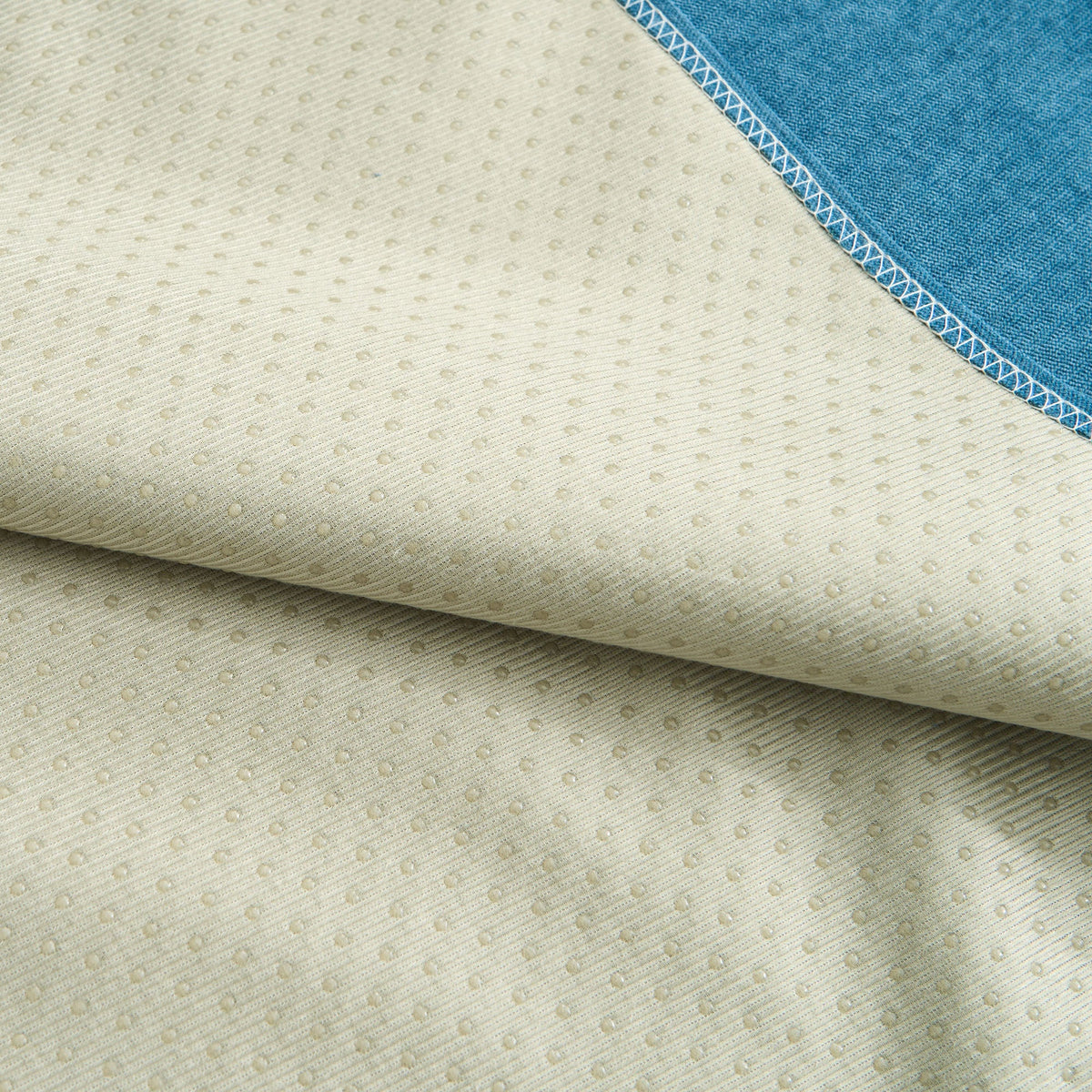 Soft Woven Sofa Throw Cover with Non-Slip Backing - Slipcovers - Blue - Oak Soho