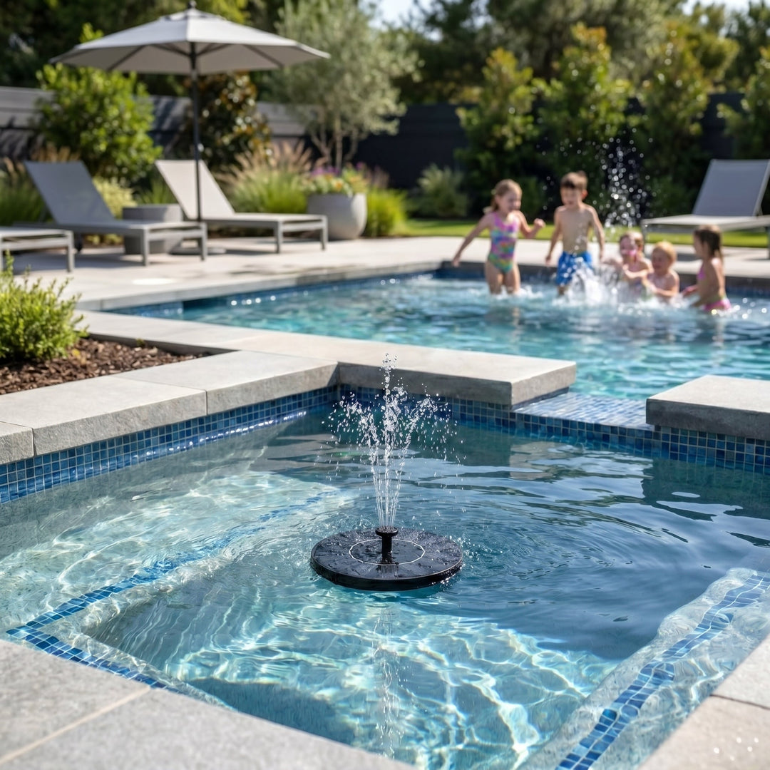 Solar Floating Fountain for Garden Pond and Pool - Solar Water Pump - Oaksoho