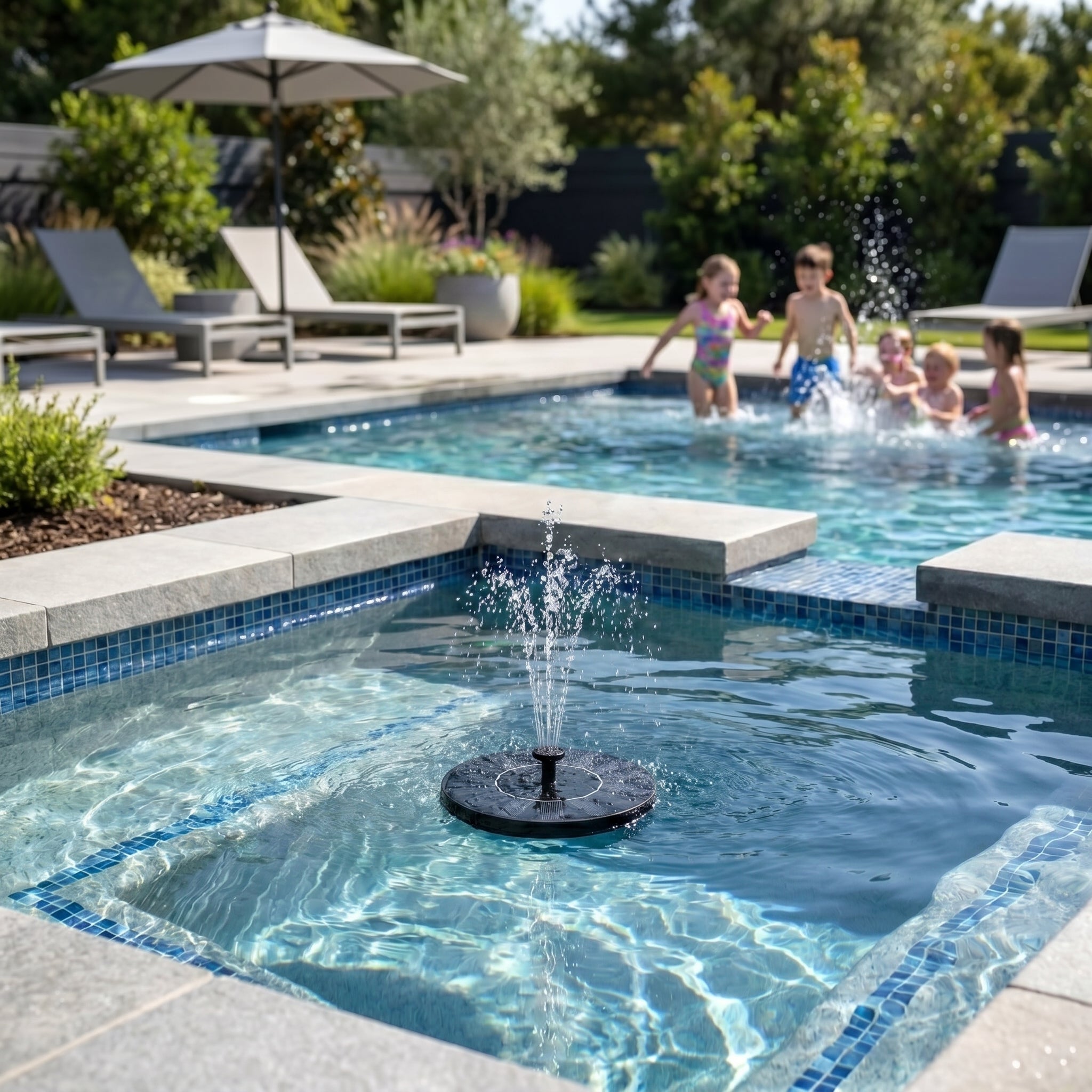Solar Floating Fountain for Garden Pond and Pool - Solar Water Pump - Oaksoho