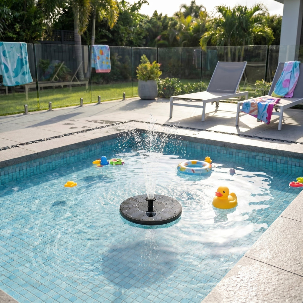 Solar Floating Fountain for Garden Pond and Pool - Solar Water Pump - Oaksoho