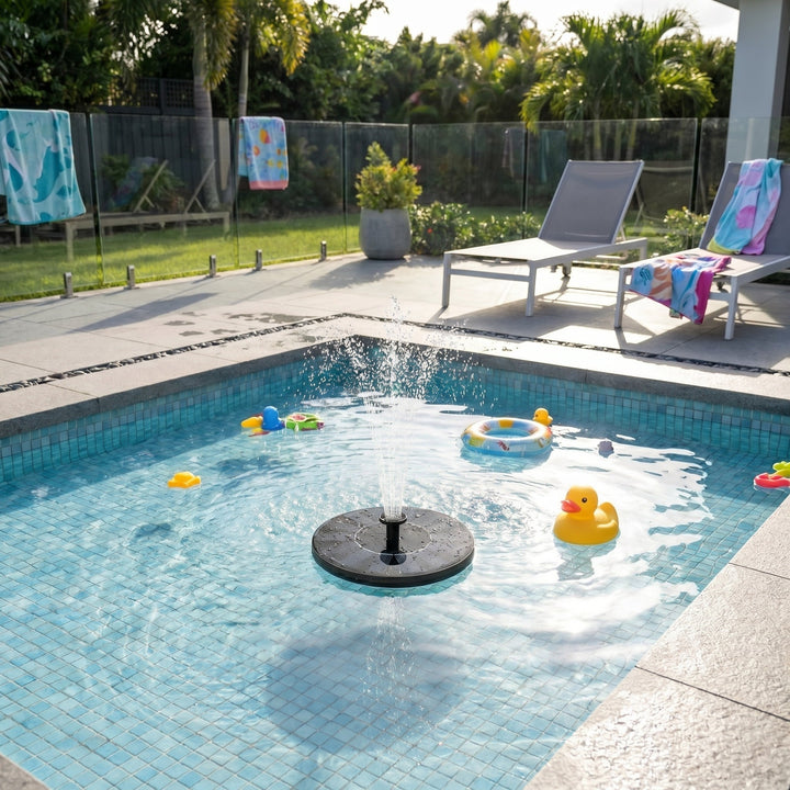 Solar Floating Fountain for Garden Pond and Pool - Solar Water Pump - Oaksoho
