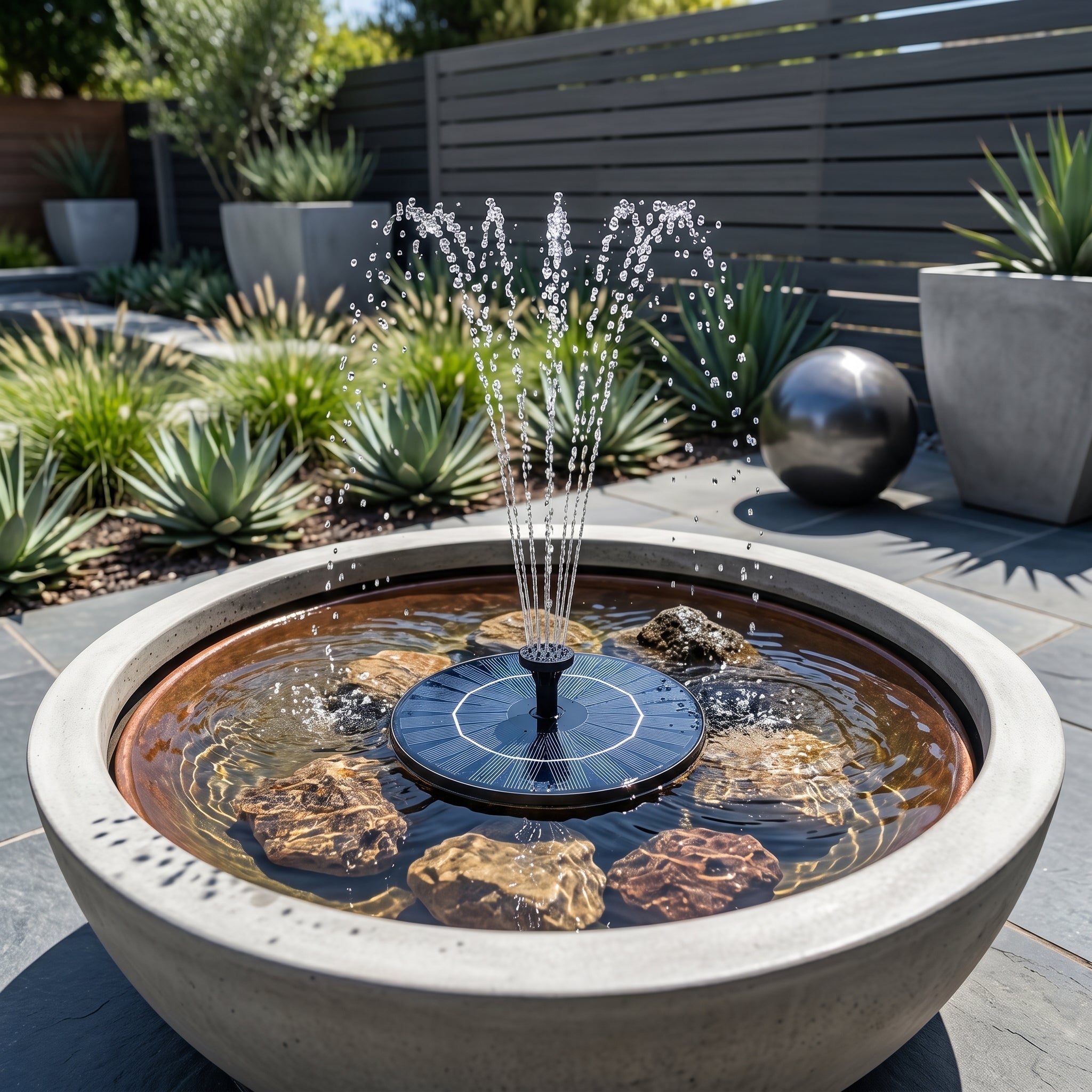 Solar Floating Water Pump with Fountain Function - Solar Water Pump - Oaksoho