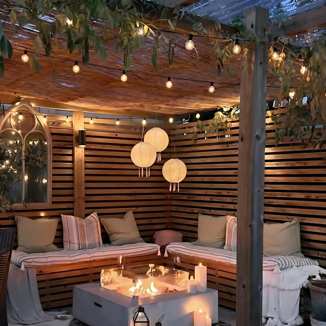 Solar LED Lantern String Lights for Outdoor and Garden - LED Decorative Lights - Oaksoho