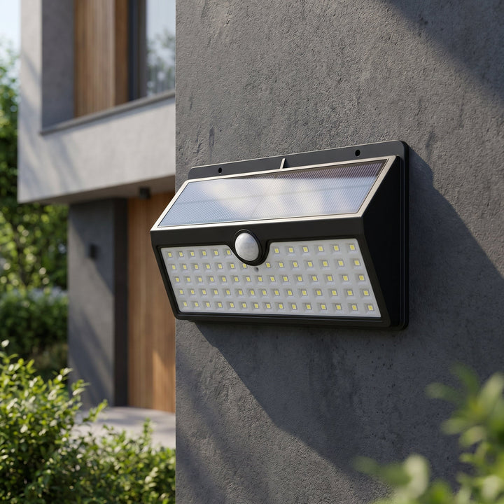 Solar LED Outdoor Wall Light with Motion Sensor - Wall Lights - Oaksoho