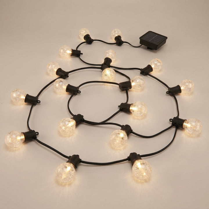 Solar LED String Lights with Crystal Balls for Garden and Patio - Solar LED String Light - Oaksoho
