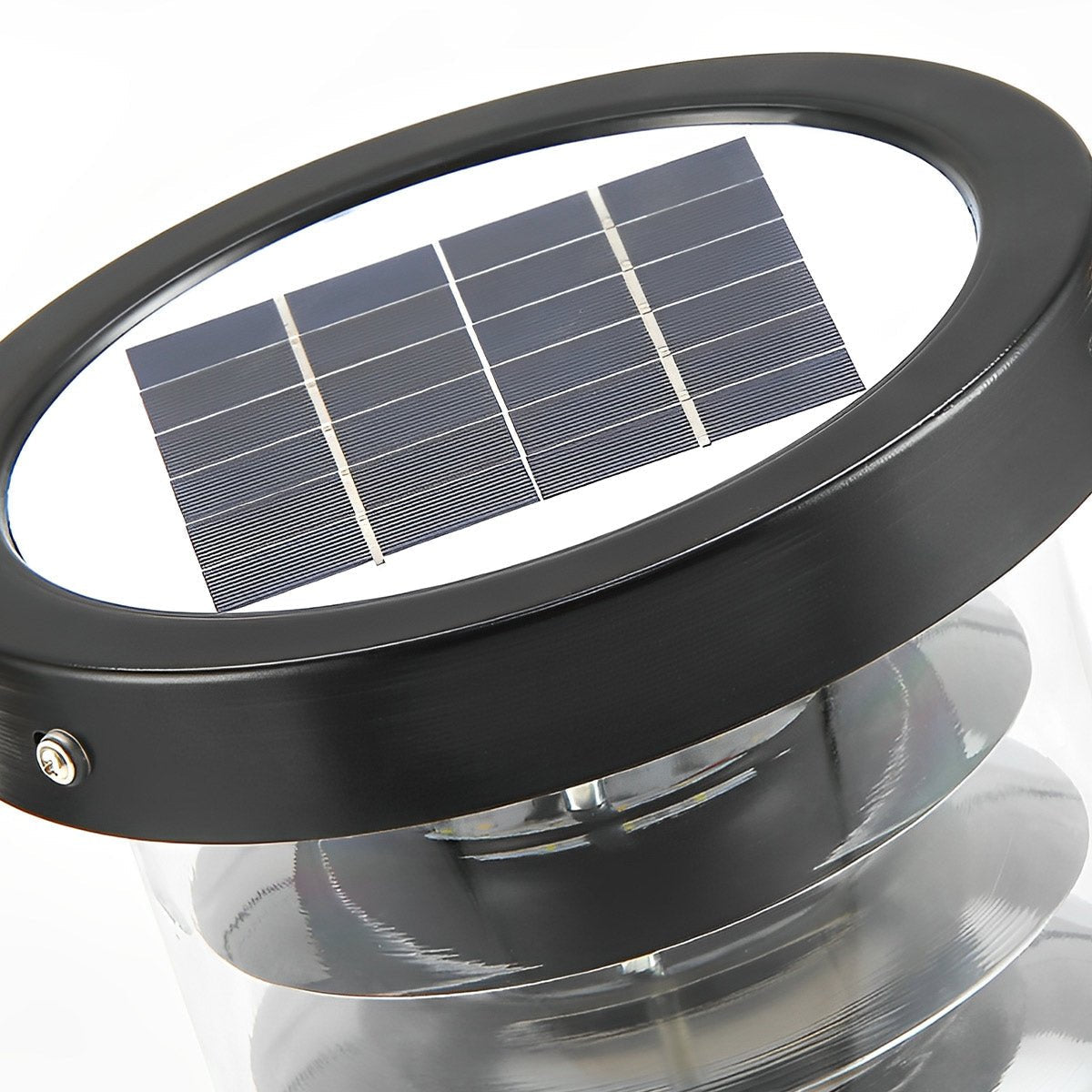Solar Pathway Light for the Garden - Landscape Pathway Lighting - Black - Oaksoho