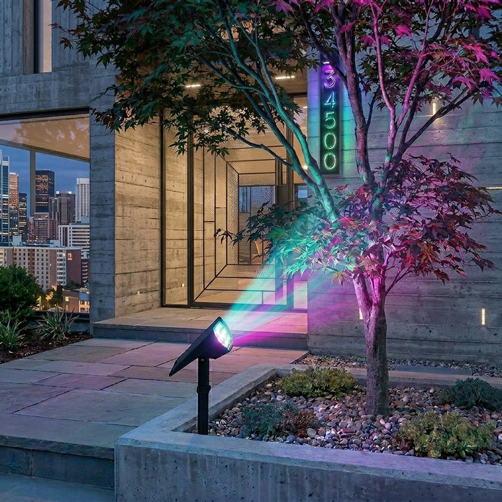 Solar - Powered LED Garden with Spike Light - LED Decorative Lights - RGB - Oaksoho