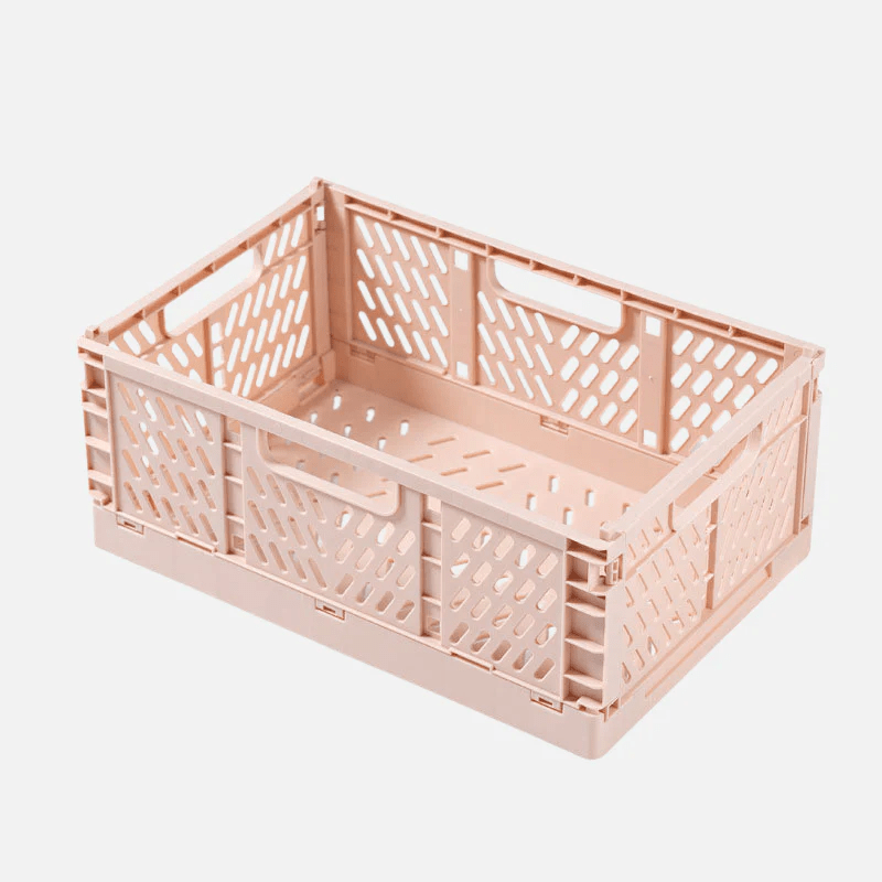 Stackable Foldable storage box for indoor and outdoor use - Storage Box - Pink - Oaksoho
