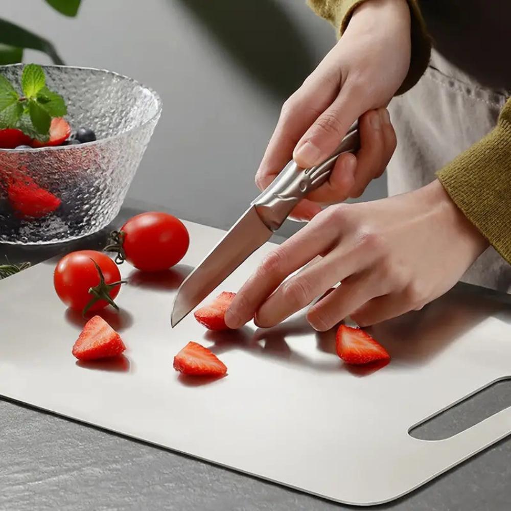 Stainless Steel Chopping Board for Hygienic and Durable Food Preparation - Cutting Boards - Oaksoho