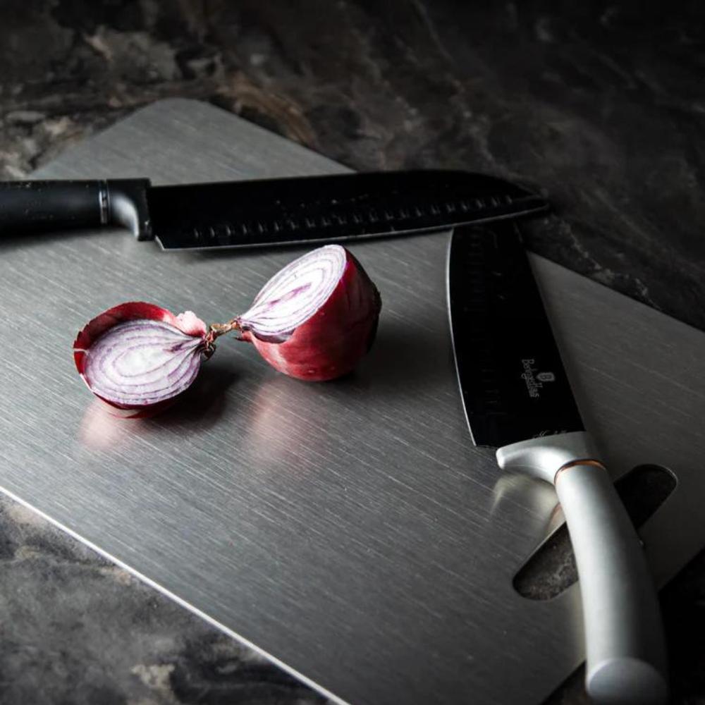 Stainless Steel Chopping Board for Hygienic and Durable Food Preparation - Cutting Boards - Oaksoho