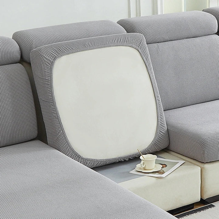 Stretch Elastic Sofa Cushion Cover - Cushion Cover - Grey - Oaksoho