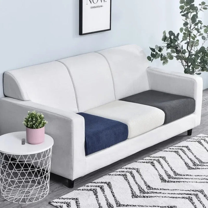 Stretch Elastic Sofa Cushion Cover - Cushion Cover - Navy - Oaksoho