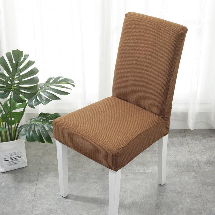 Stretch - Fit Chair Cover - Chair cover - Light Brown - Oaksoho