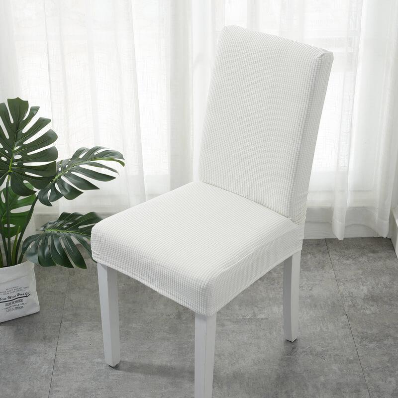 Stretch - Fit Chair Cover - Chair cover - White - Oaksoho