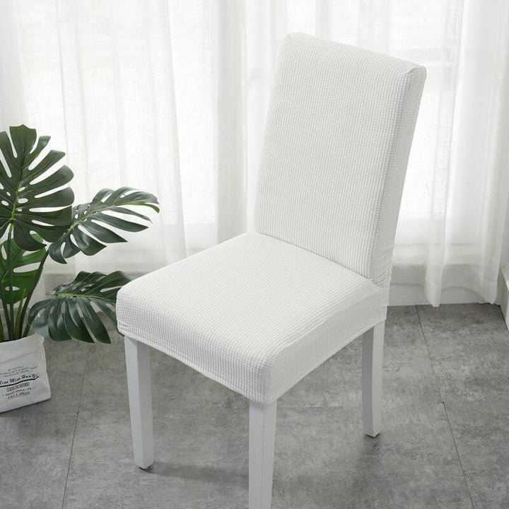 Stretch - Fit Chair Cover - Chair cover - White - Oaksoho