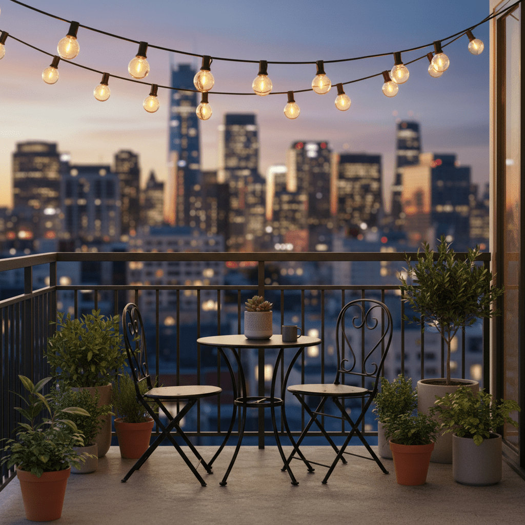 String lights with round bulbs for garden and terrace - String Lights - 15m - Oaksoho