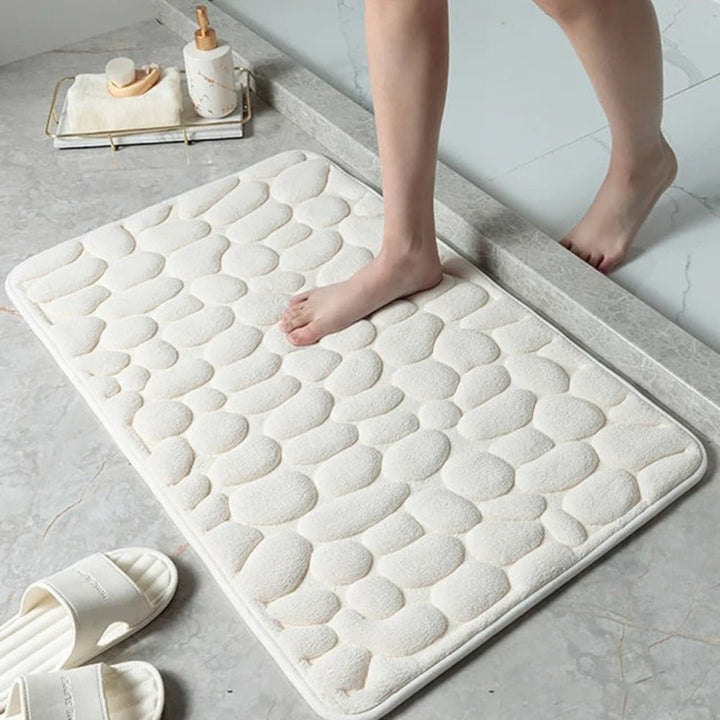 Ultra - Soft Bath Mat with Quick - Drying Absorbency - Bath Mat - White - Oaksoho