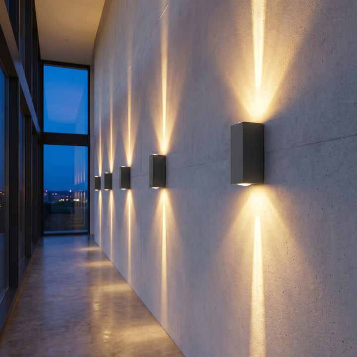 Up - Down LED Outdoor Wall Light - Wall Lights - Oaksoho