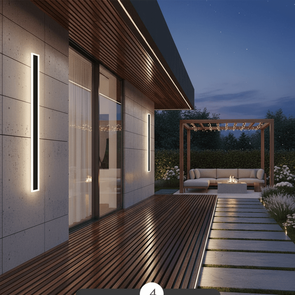 Vertical LED wall light for outdoor use - Wall Lights - 30 cm - Oaksoho