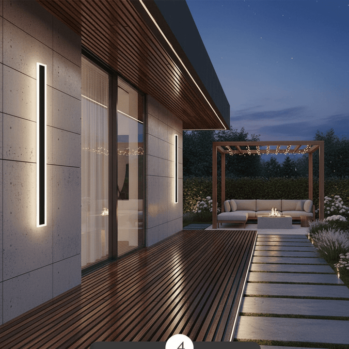 Vertical LED wall light for outdoor use - Wall Lights - 30 cm - Oaksoho