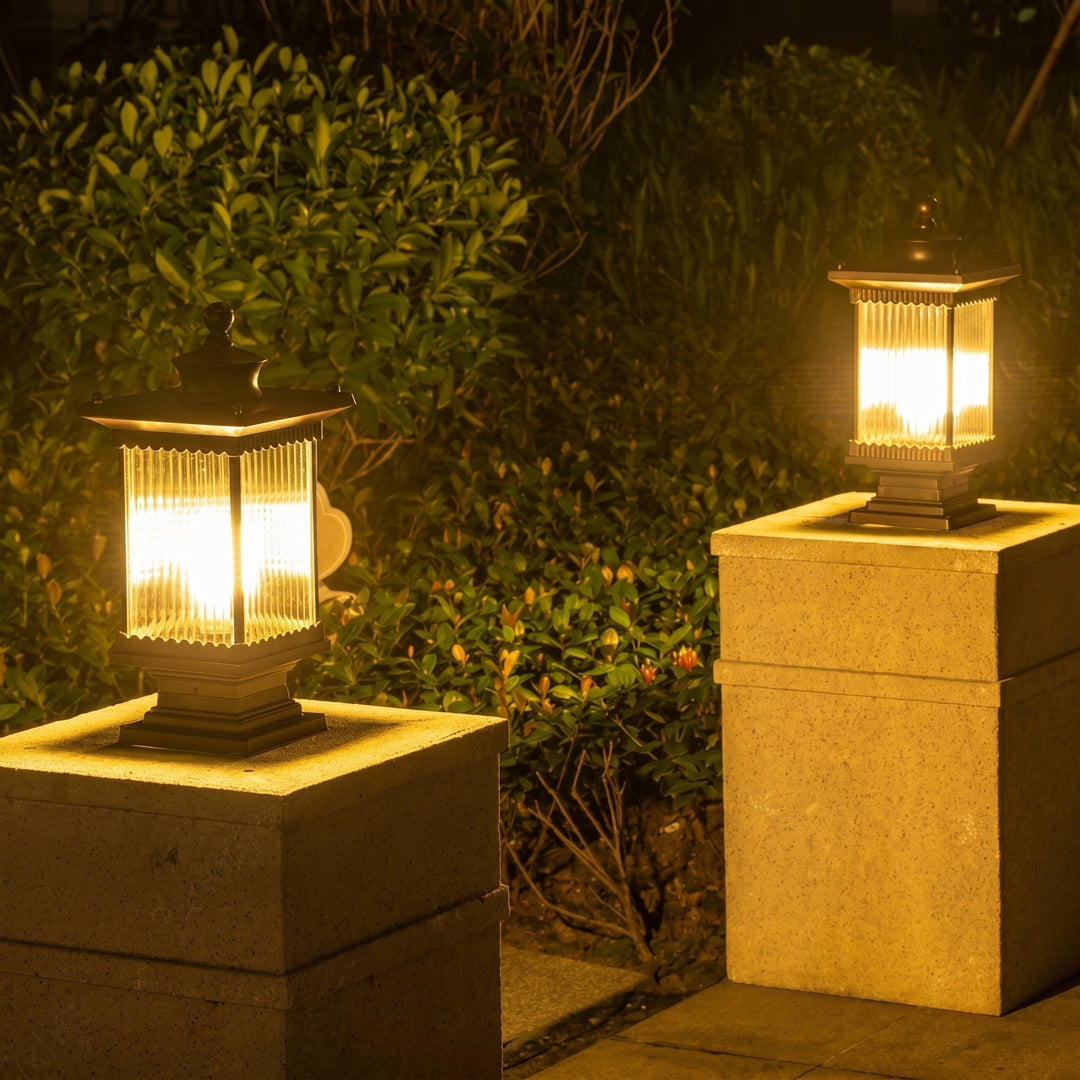 Vintage Column Lantern for Outdoor Use - Column Lantern - Oaksoho