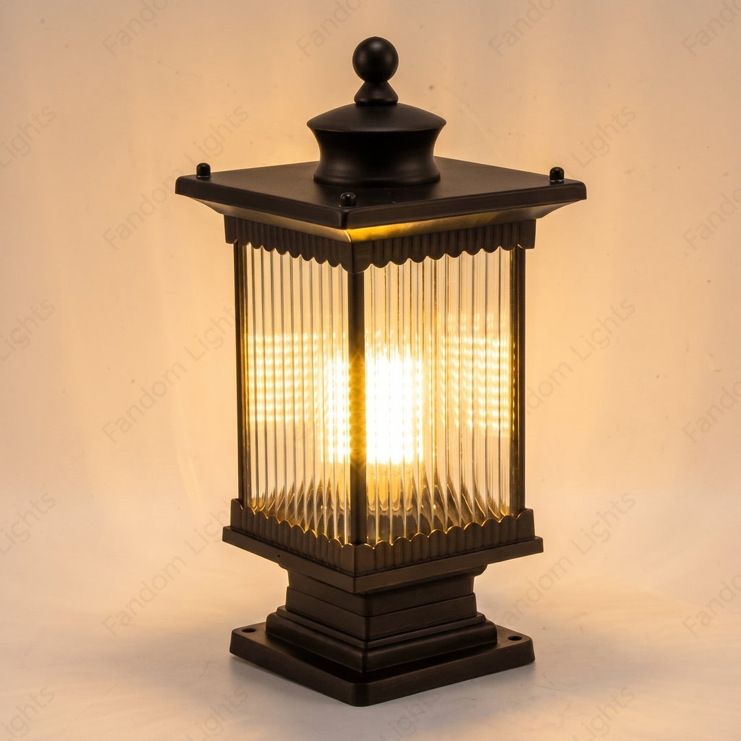 Vintage Column Lantern for Outdoor Use - Column Lantern - Oaksoho