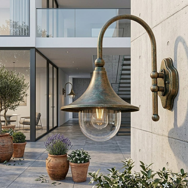 Vintage Wall Light in Bell Shape Design - Wall Lights - Bronze - Oaksoho