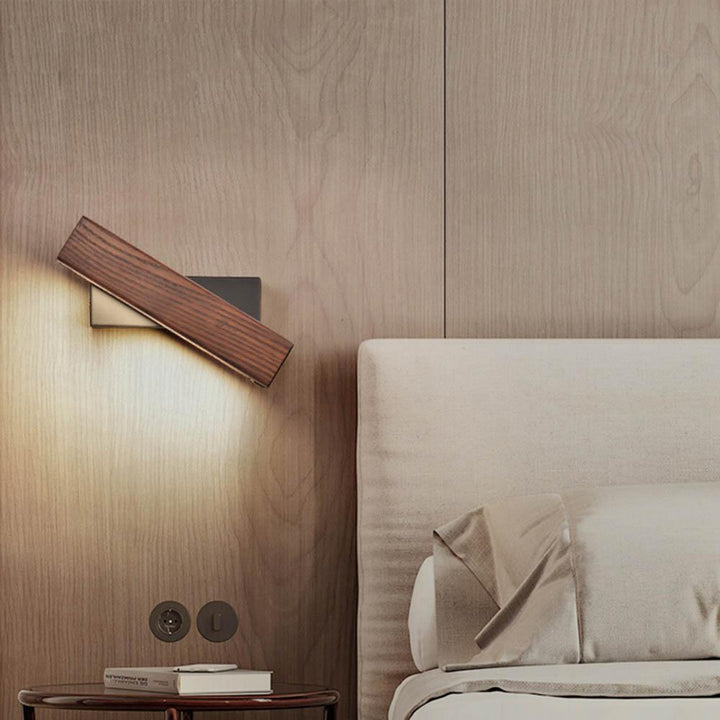Virelle Maison - Wall Lamp Made of Natural Wood with LED, Adjustable