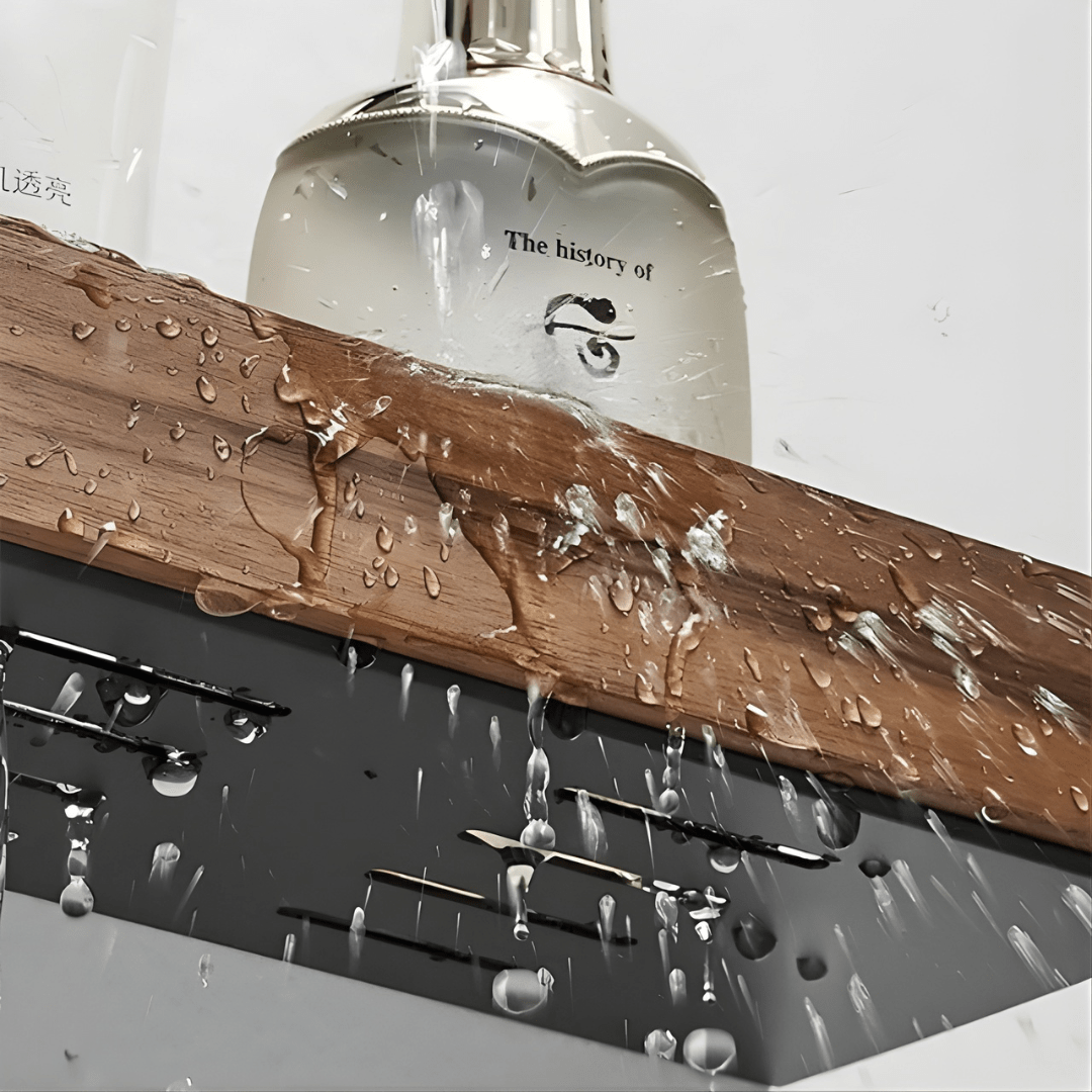 Wall Shelf Set Made of High - Quality Wood - Wall Shelf - Brown - Oaksoho
