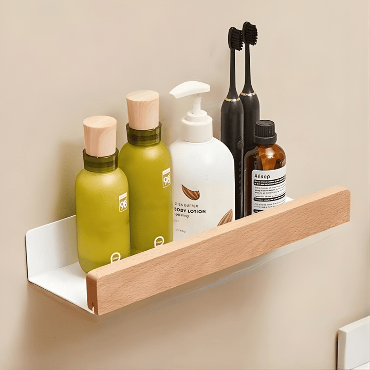 Wall Shelf Set Made of High - Quality Wood - Wall Shelf - Light Brown - Oaksoho