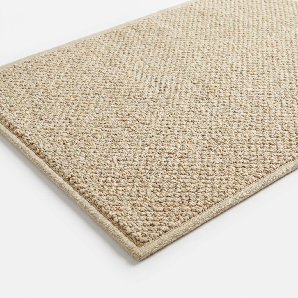 Washable Bath Mat with Textured Surface - Bath Mat - Beige - Oaksoho