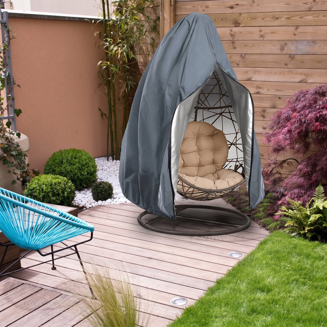 Waterproof Hanging Egg Chair Cover - Chair cover - Grey - Oaksoho
