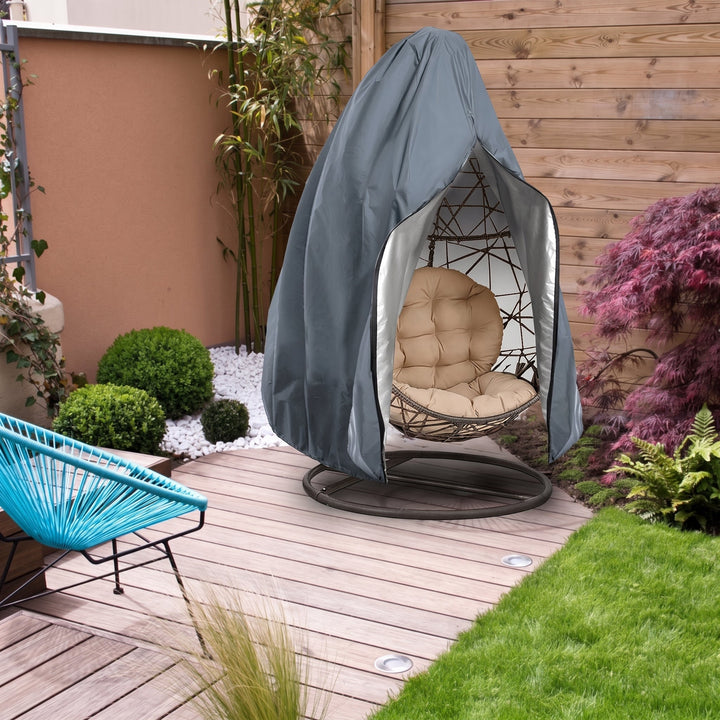 Waterproof Hanging Egg Chair Cover - Chair cover - Grey - Oaksoho