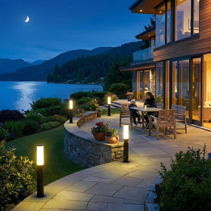 Waterproof LED bollard light for pathways - Bollard Light - 30 cm - Oaksoho
