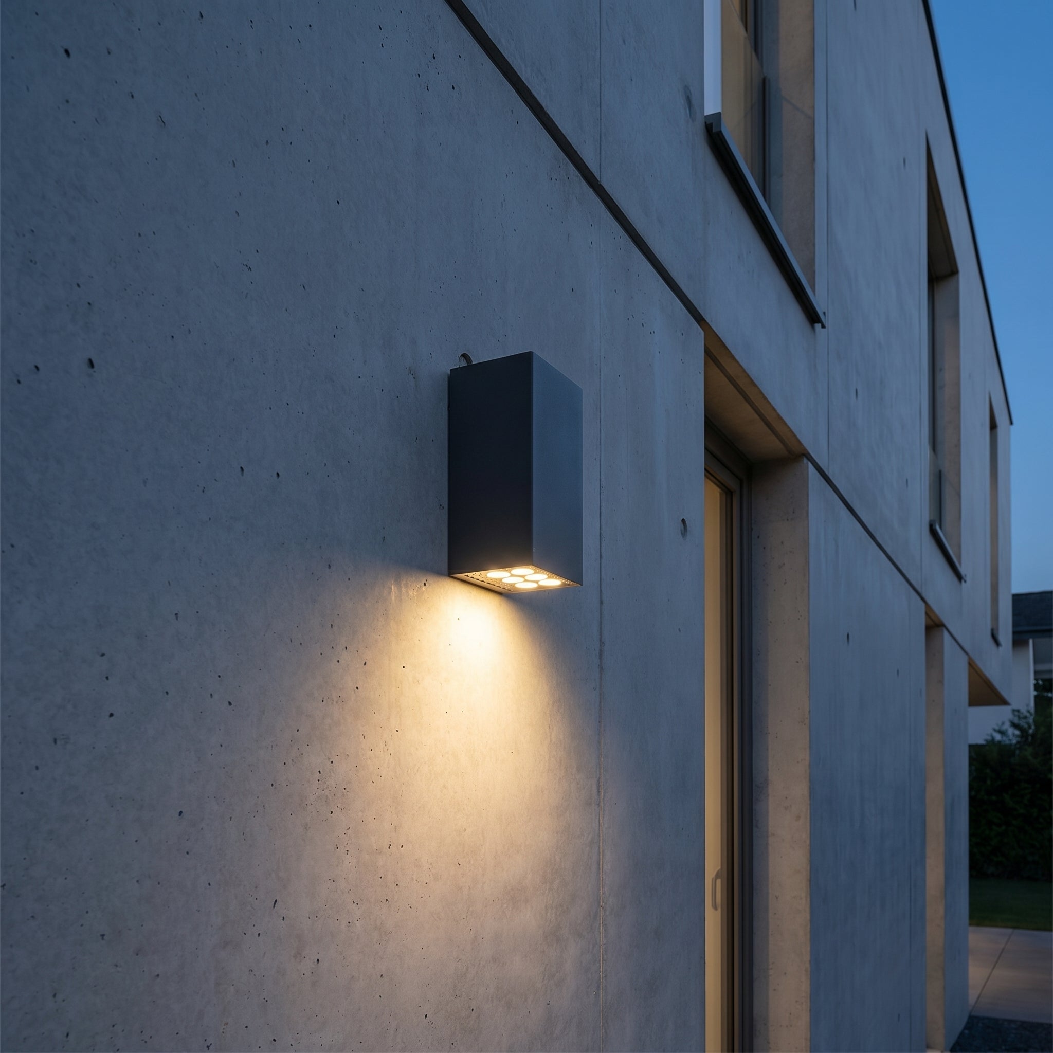 Waterproof LED Outdoor Wall Light with Multi - Beam Light Effect - Wall Light - Downwards - Oaksoho